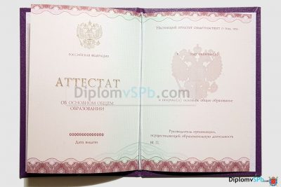 аттестат 9 класс 2014-2026